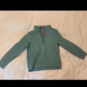 Vineyard Vines Kids Teal Pullover Top